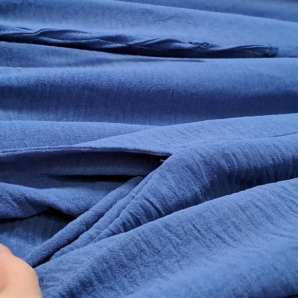 Two-piece Button Down Lavender Pants Set - Picture 7 of 9